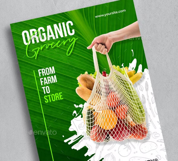Organic Food Grocery Flyer