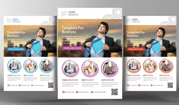 Organic Food Market Flyer Templates