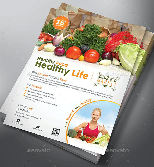 Organic Food Store Flyer