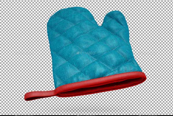 Oven Editable Gloves Mockup