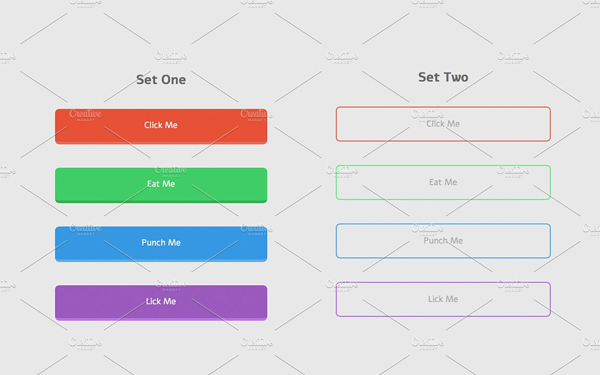 PSD Button Templates