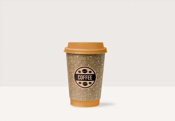 PSD Paper Coffee Cup Mockup Free