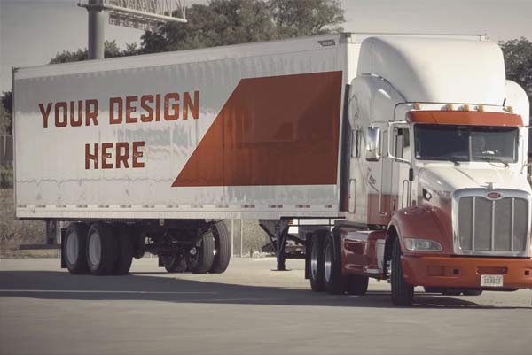 PSD Truck Mockup Generator