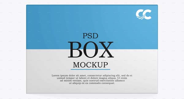 Package Box Mockup Template
