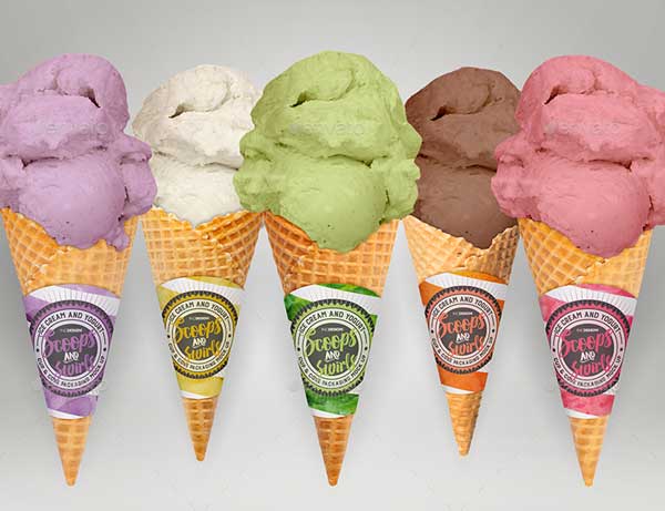 Packaging Mock Up Ice Cream