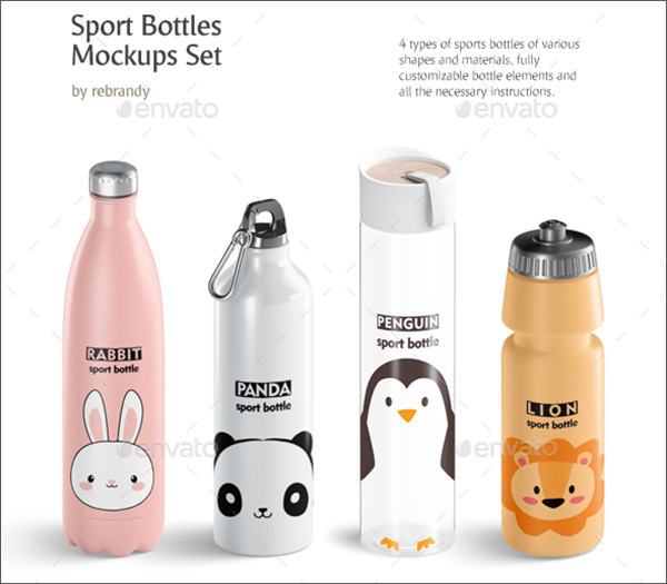 Paint Bucket Mockup Free PSD