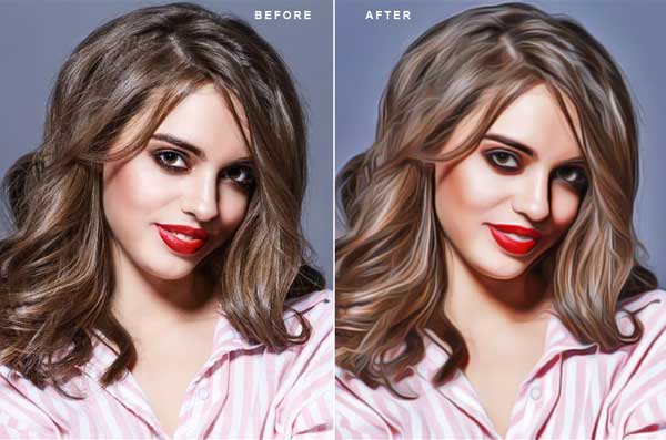 Paint Drawing Photoshop Action