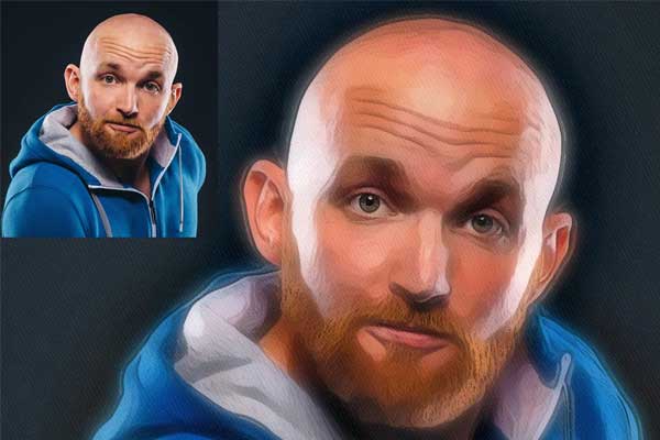 Paint Effect Photoshop Action Bundle