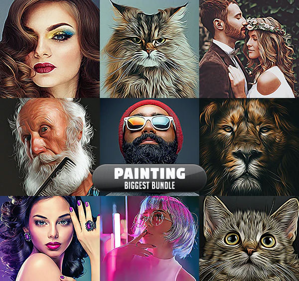 Painting Biggest Bundle Photoshop Actions