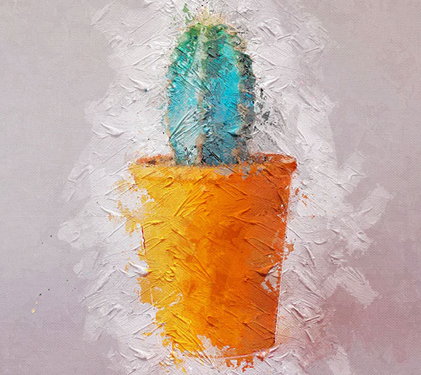 Palette Knife Impasto Photoshop Action