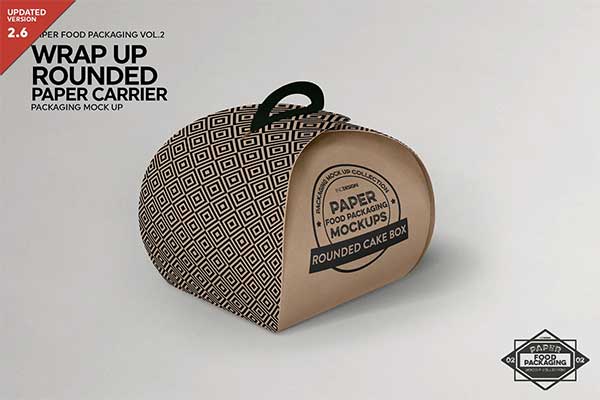 Paper Food Packaging Mockup