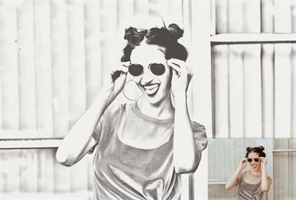 Paper Sketch Photoshop Actions