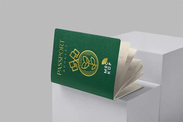 Passport Booklet Mockups Download