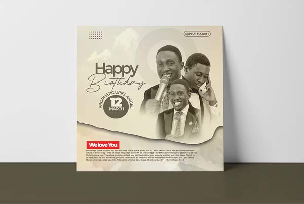 Pastors Birthday Flyer Templates Download