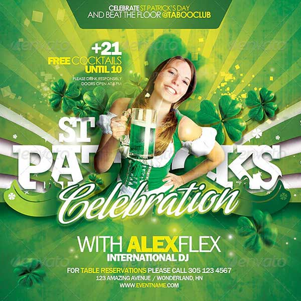 Patricks Day Flyer Template
