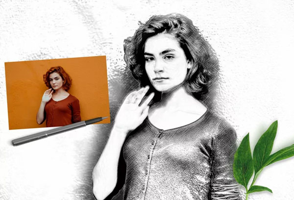 Pen Drawing Photoshop Action