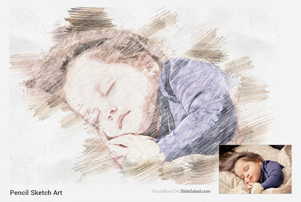 Pen Pencil Sketch Art Photoshop Action