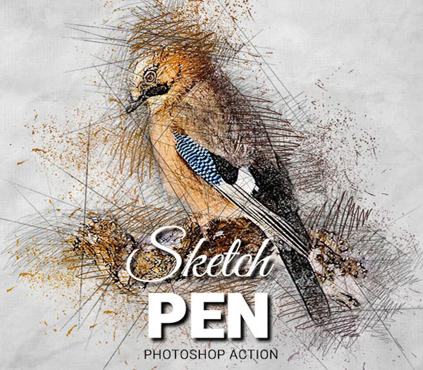 Pen Sketch PS Action