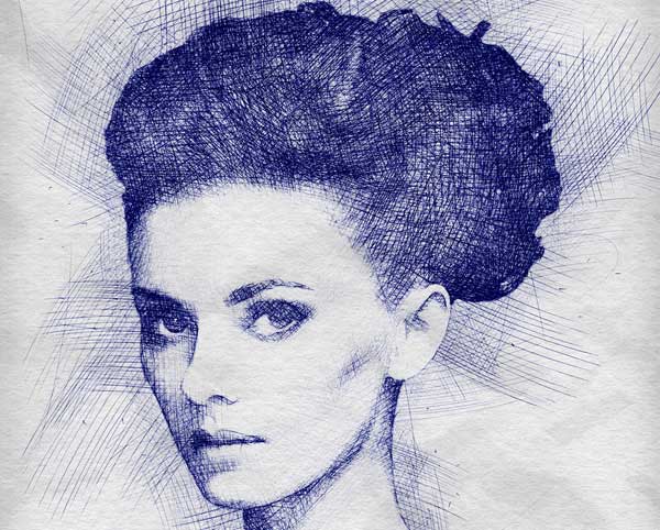 Pen Sketch PS Actions