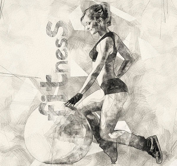 Pencil Drawing Paint Photoshop Action