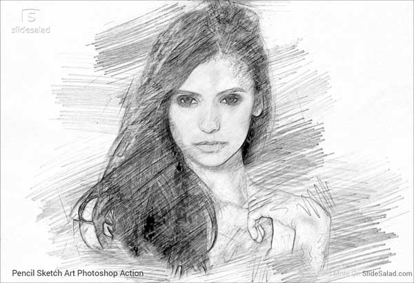 Pencil Sketch Art Photoshop Action