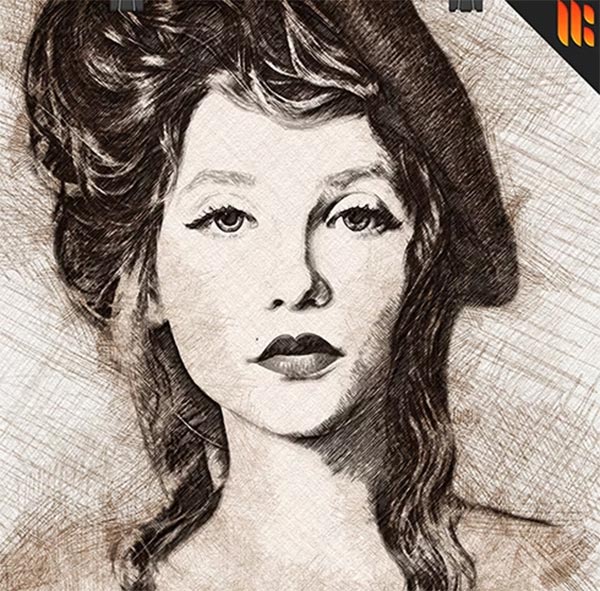 Pencil Sketch Photoshop, ATN Action