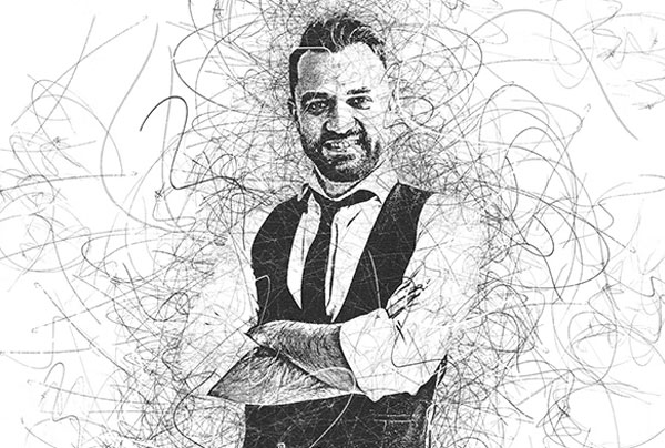 Pencil Stain Outline Photoshop Action