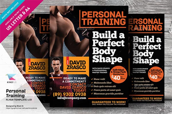 Personal Training Flyer Template