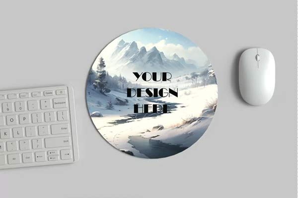 Personalized Mouse Pad Vector Mockup