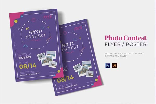 Photo Contest Flyer Printable Template Download
