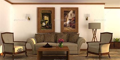 Photo Frame Art Wall Mockup