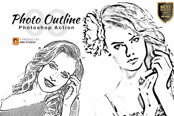 Photo Outline Action