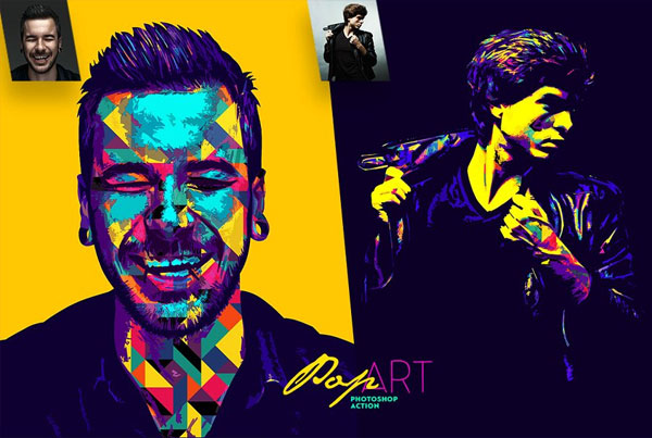 Photo Pop Art Photoshop Action