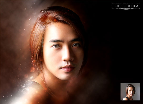 Photo Portrait Photoshop Action