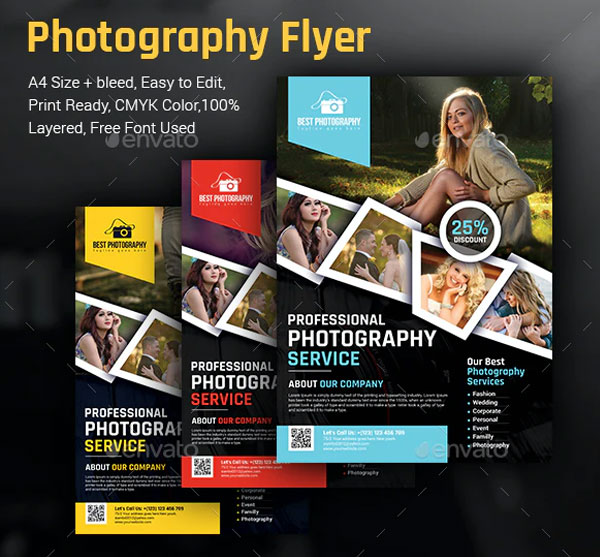 Photography Flyer PSD Template