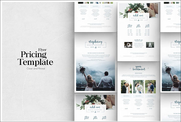 Photography Pricing Guide Flyer