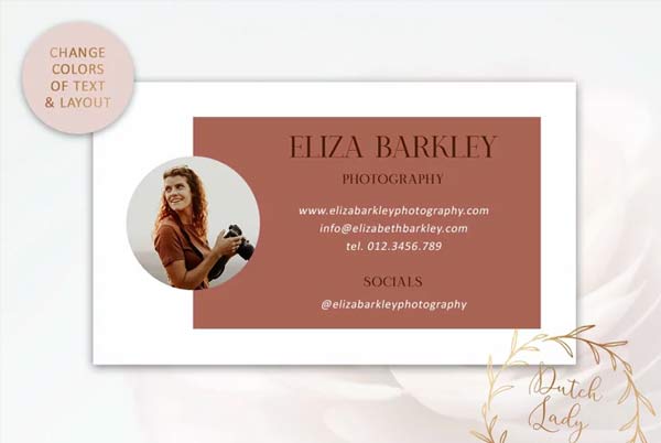 Photography Visiting Card PSD Free Download
