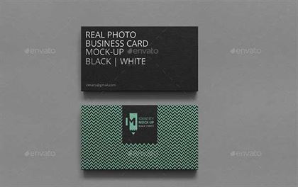 Photorealistic Business Card Mockup