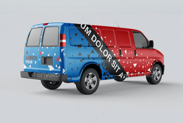 Photorealistic Van Mockups
