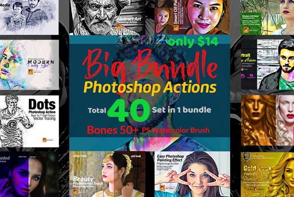 Photoshop Actions Big Bundle