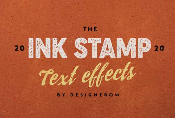 Photoshop Ink Stamp Art Effect