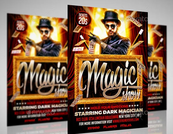 Photoshop Magic Show Flyer Template