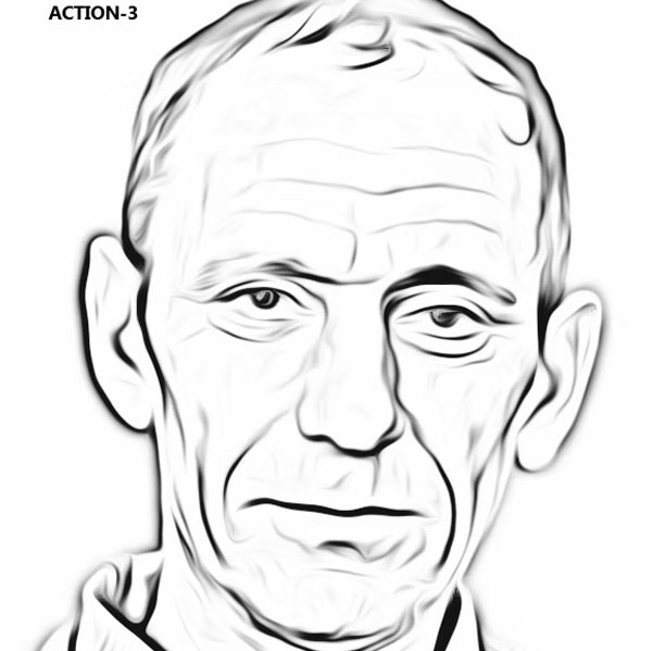 Photoshop Photo Outline Action