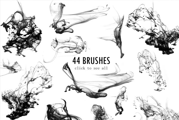 Photoshop Smoke Brushes Bundle