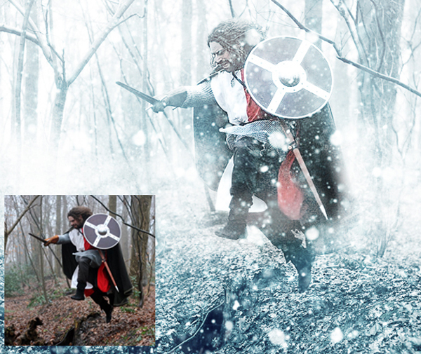 Photoshop Snowing Effect Action