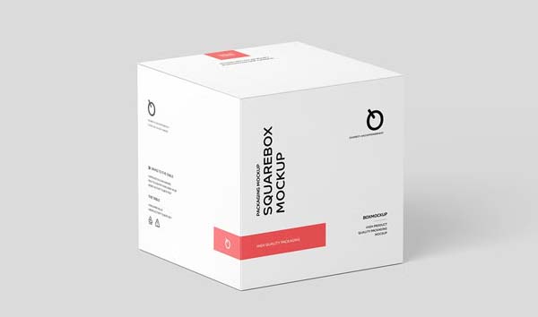 Photoshop Square Box Mockup