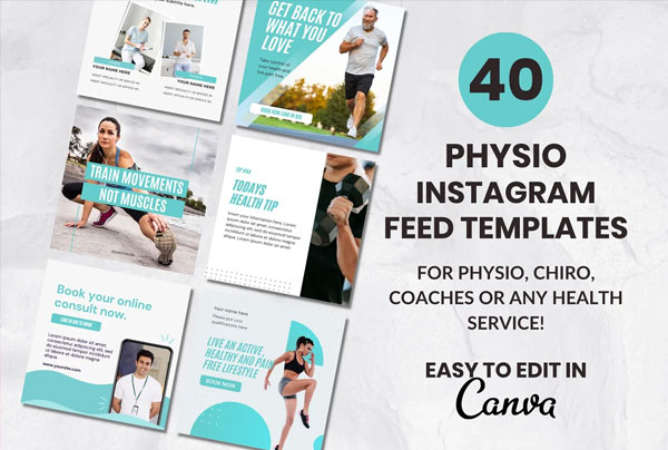 Physio Instagram Post Templates
