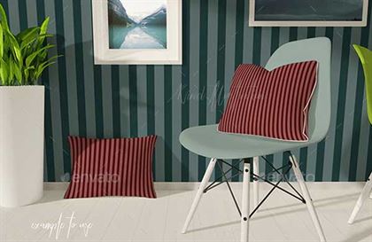 Pillows Seat Mockup