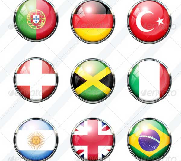 Pin Flags Mockups