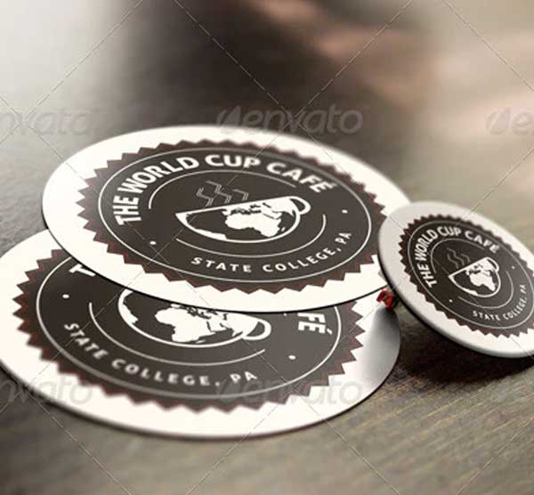 Pin and Sticker Mockup